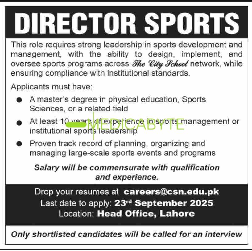 Director Sports Jobs