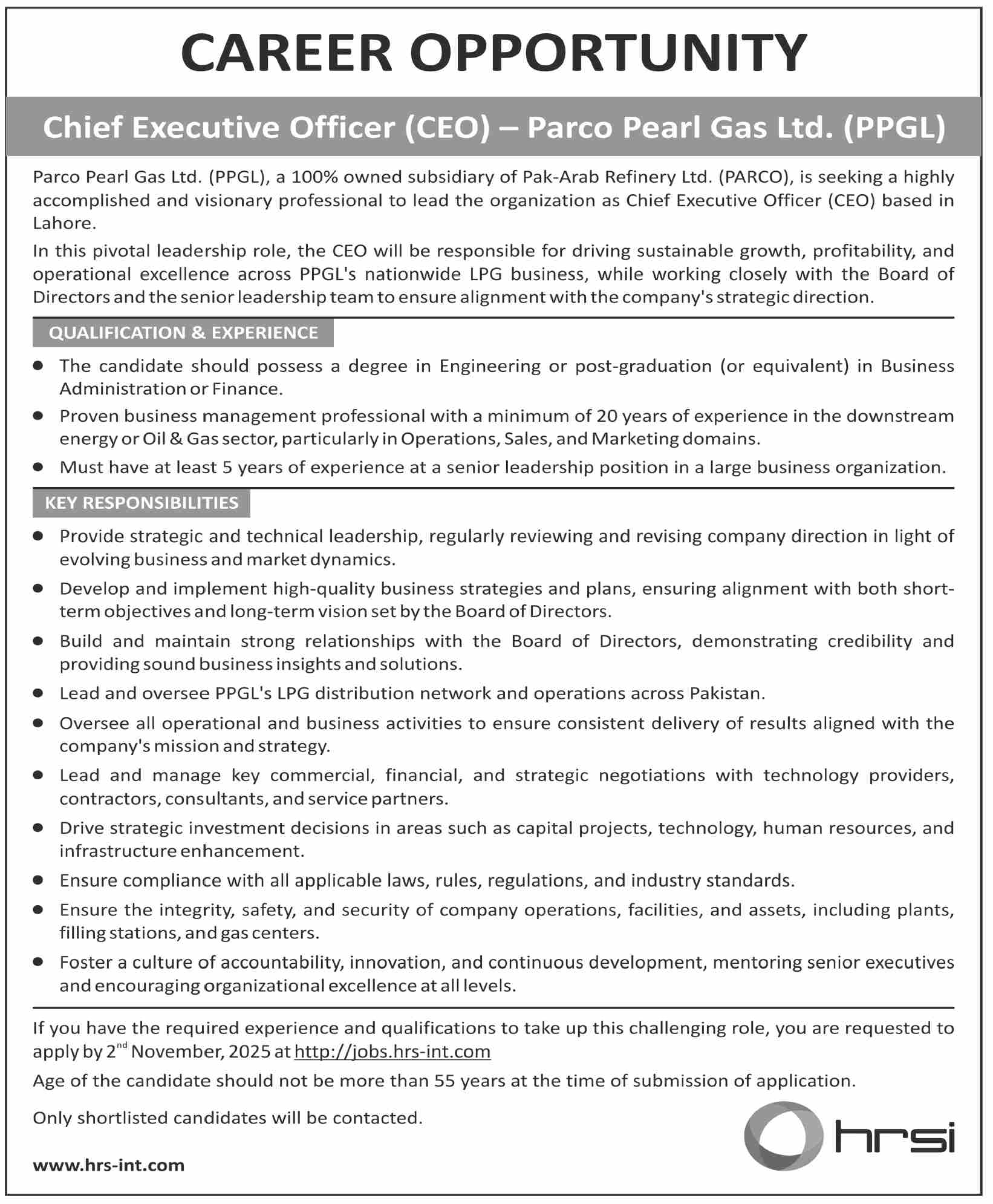 Cheif Executive Officer CEO New Jobs 2025