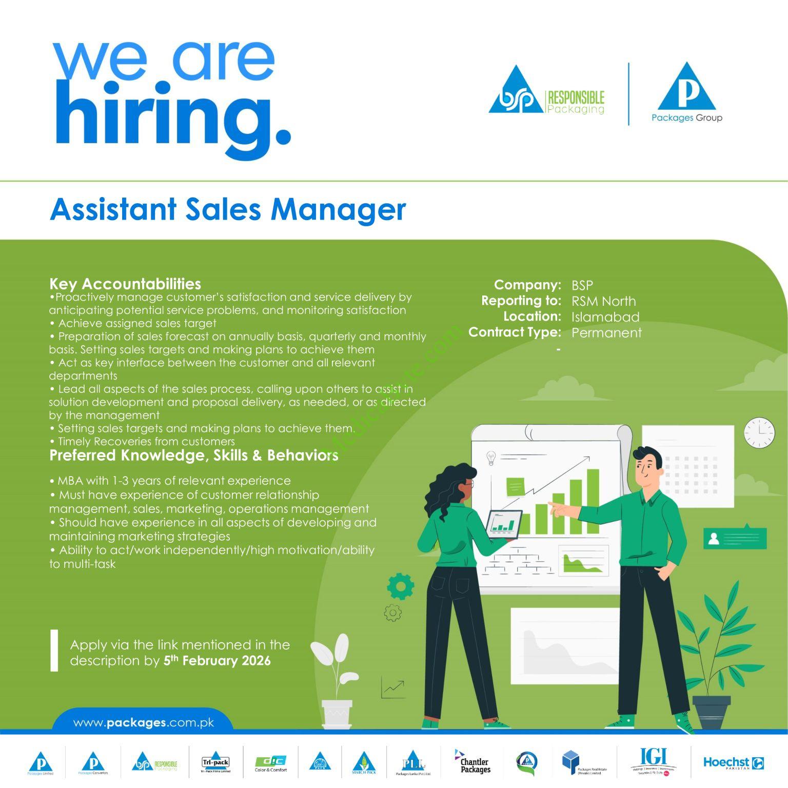 Assistant Sales Manager