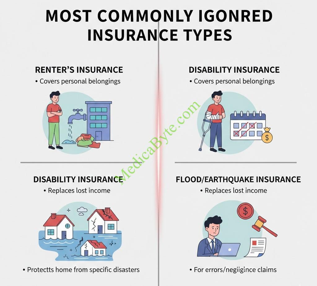 Most Commonly Ignored Insurance Types